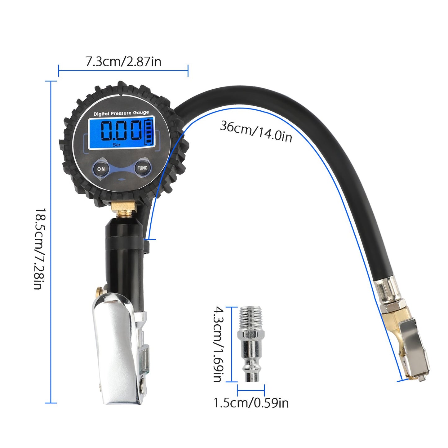 Digital Tire Inflation Meter