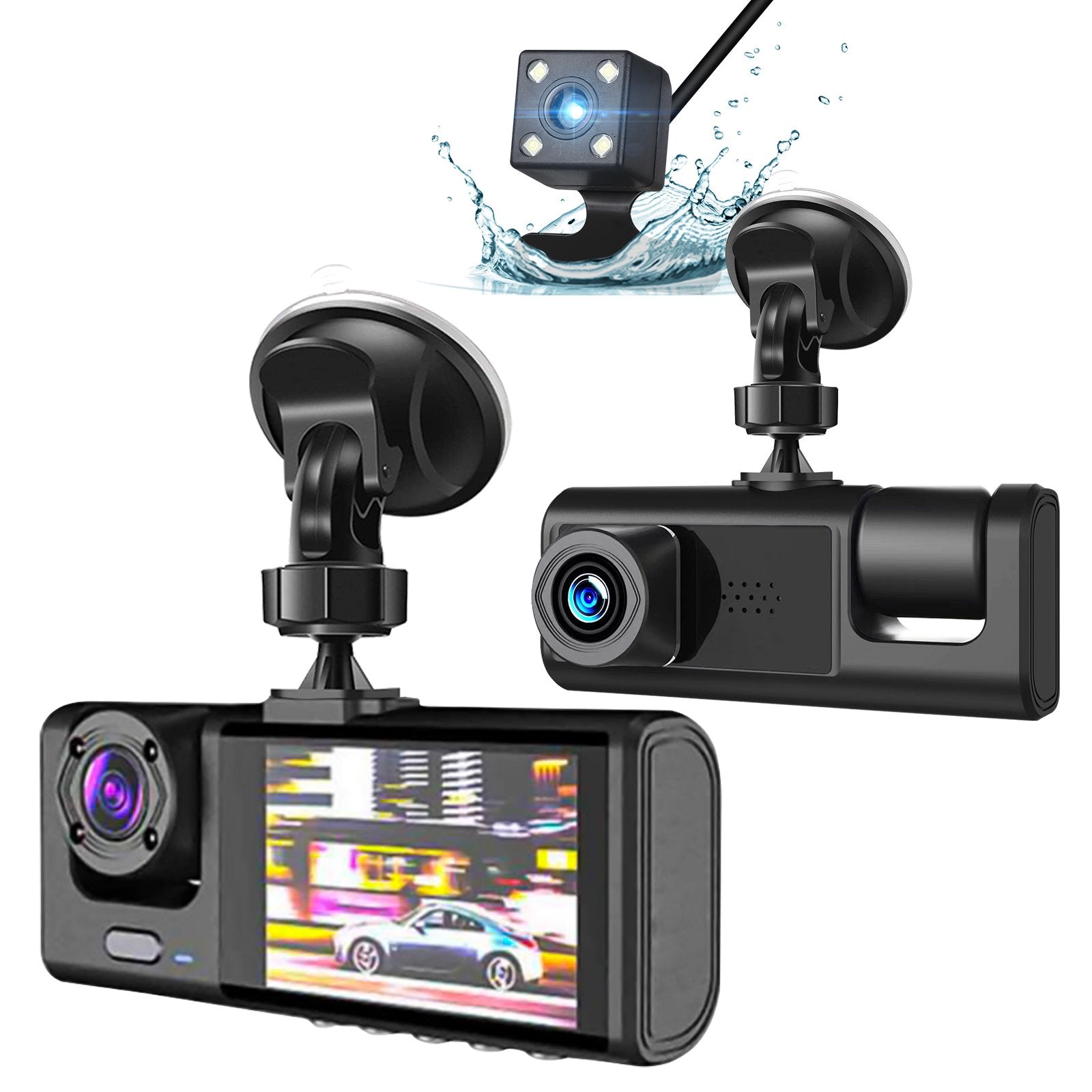 3 Camera 1080P Car DVR Dash Cam – EEEKit