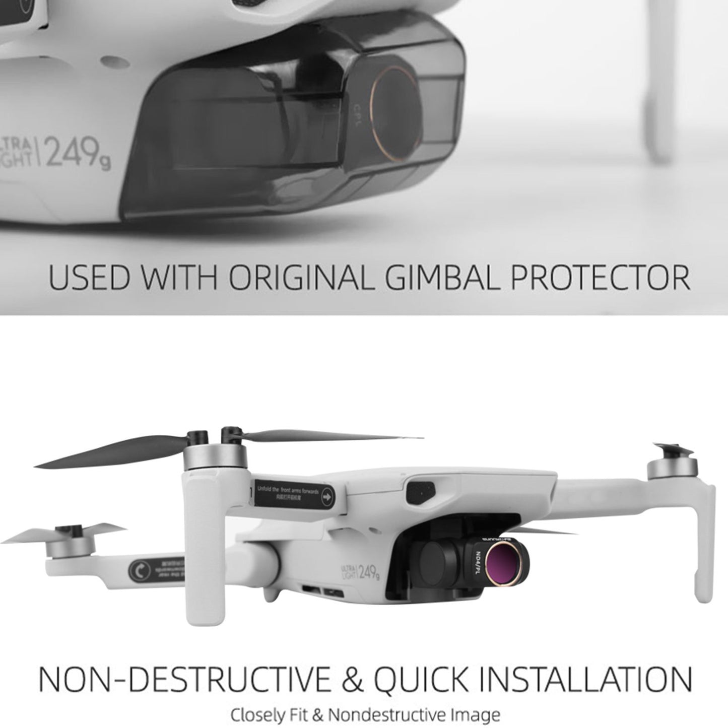 Lens Filter Set for DJI Mavic Mini Drone Camera