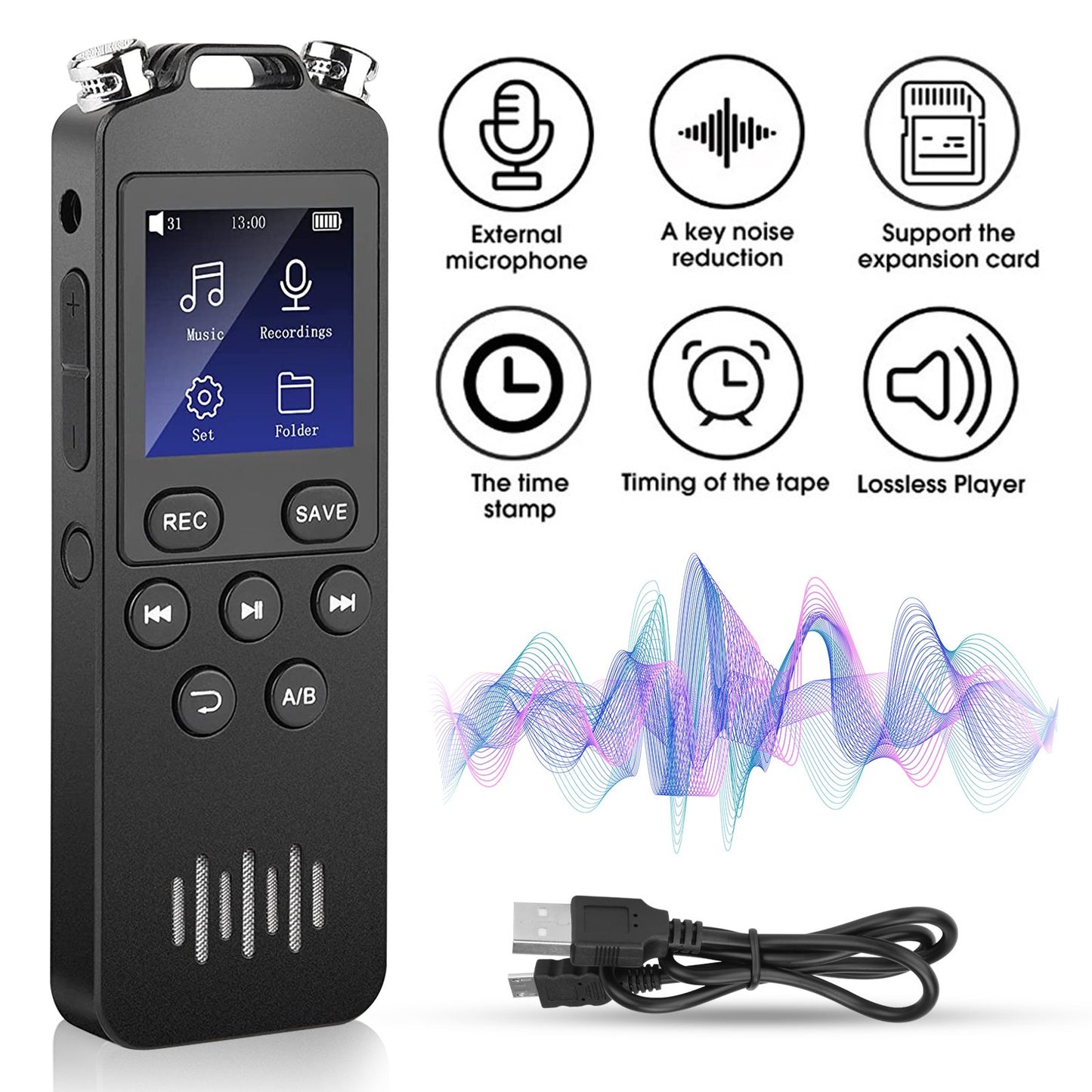 Digital Voice Recorder 16G