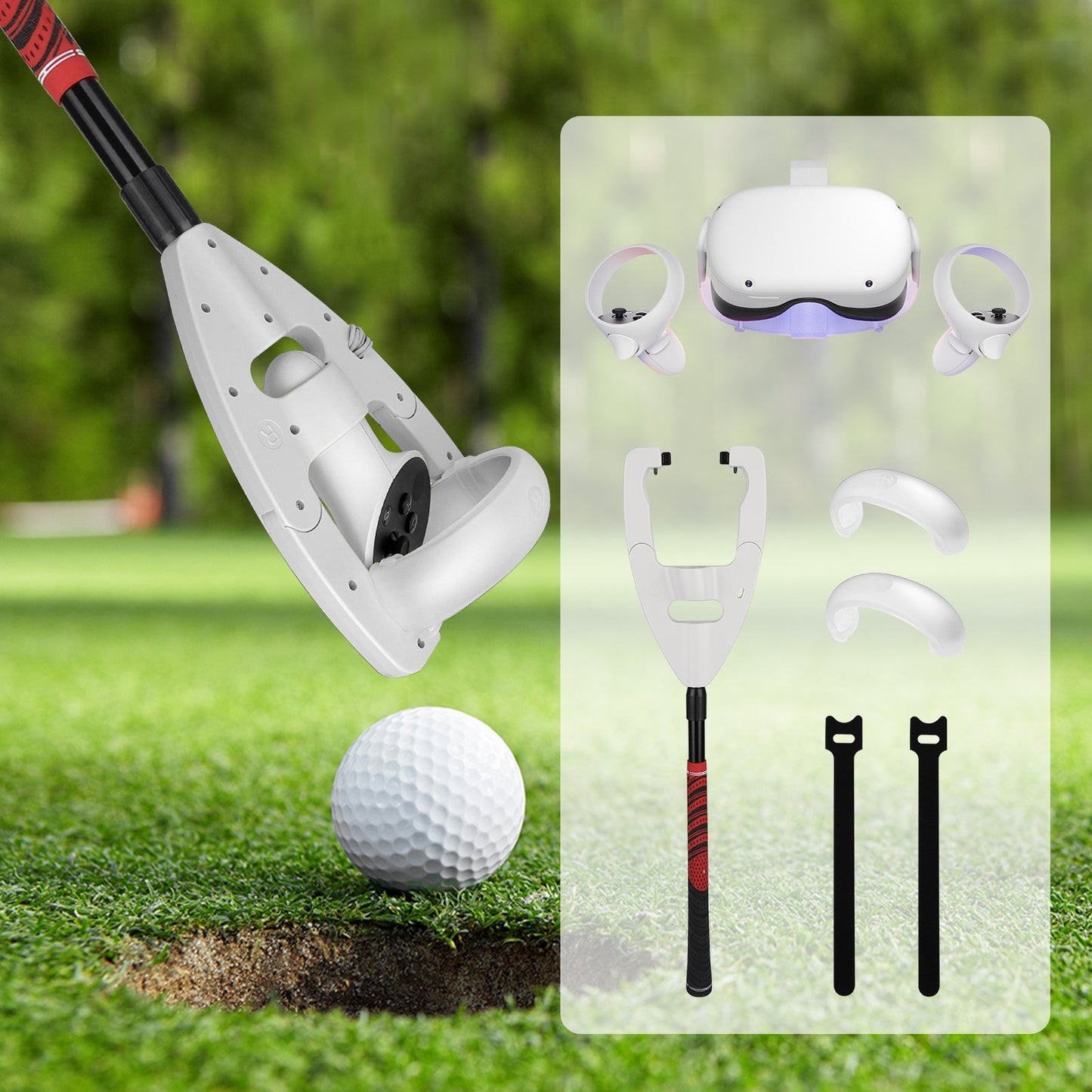 VR Golf Club Handle Accessory FOR Oculus Quest 2