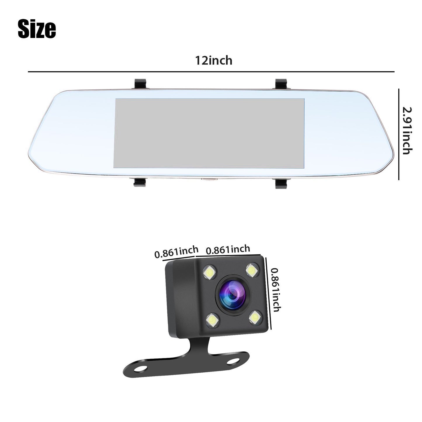 7inch Touch Car Dash Cam