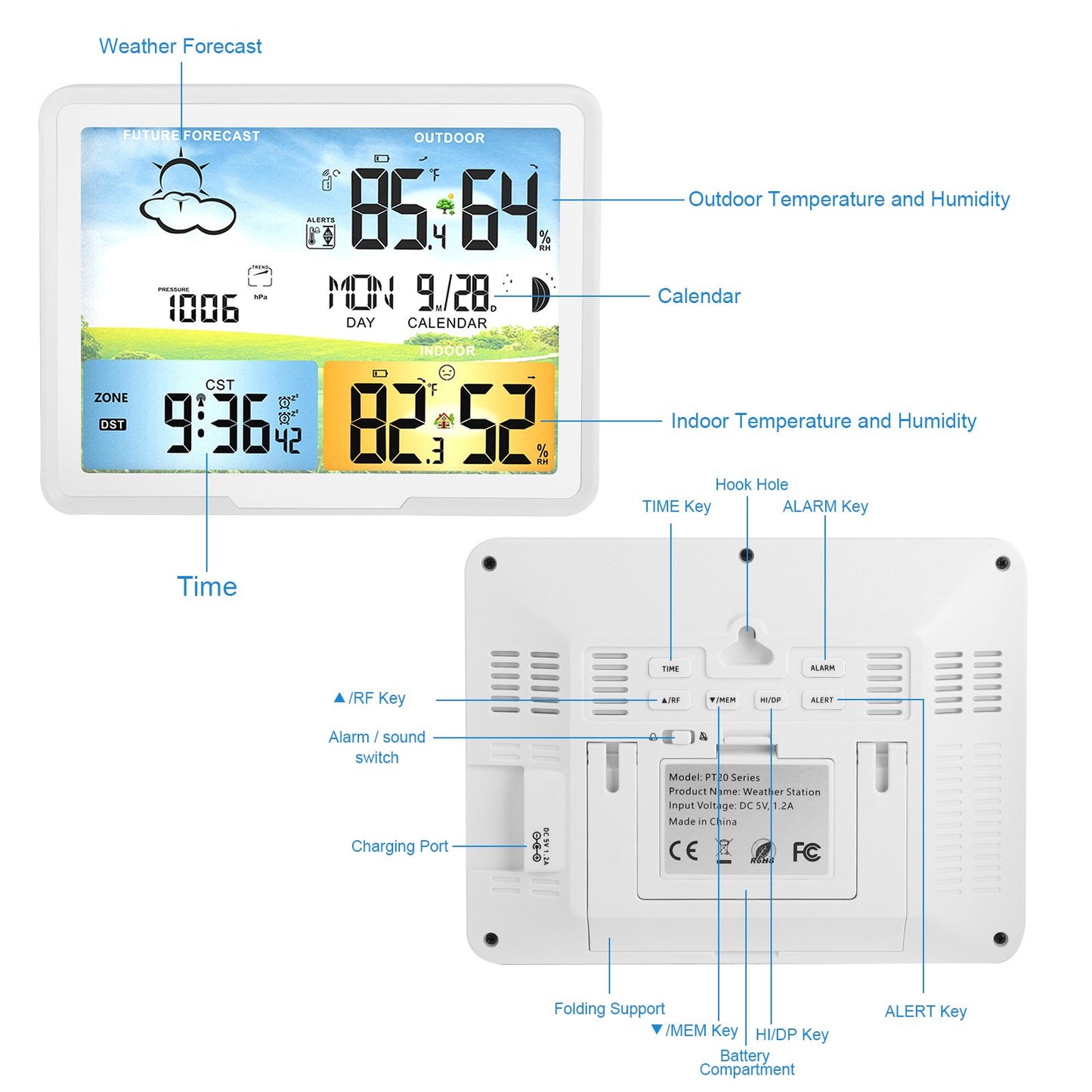 Weather Station Indoor Outdoor