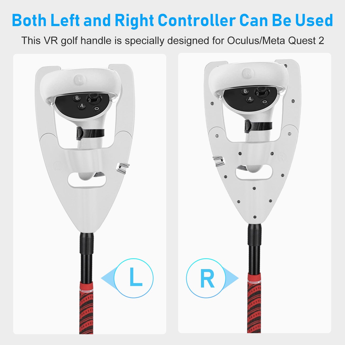 VR Golf Club Handle Accessory FOR Oculus Quest 2