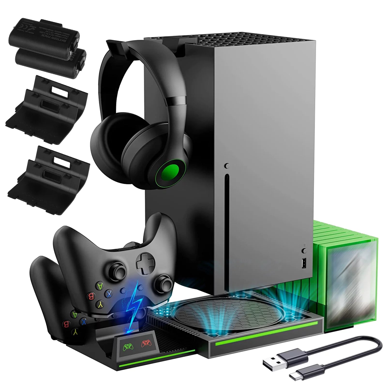 Dual Controller Charging Dock Station with for Xbox Series X|S – EEEKit