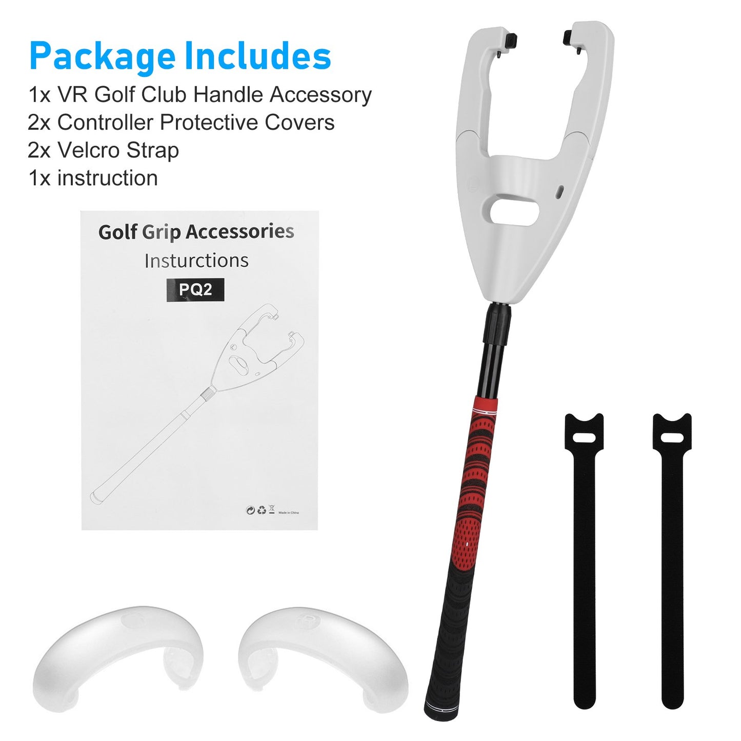 VR Golf Club Handle Accessory FOR Oculus Quest 2