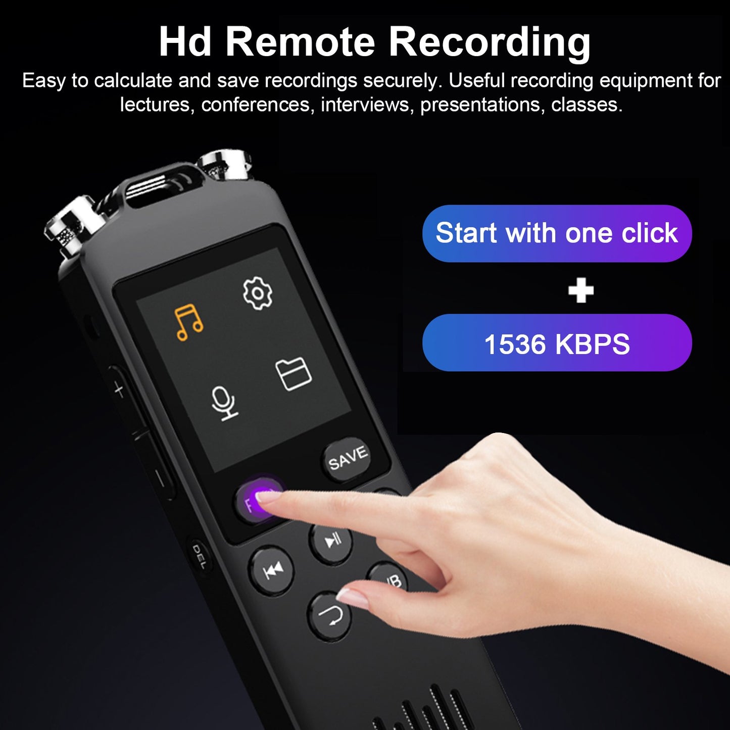Digital Voice Recorder 16G