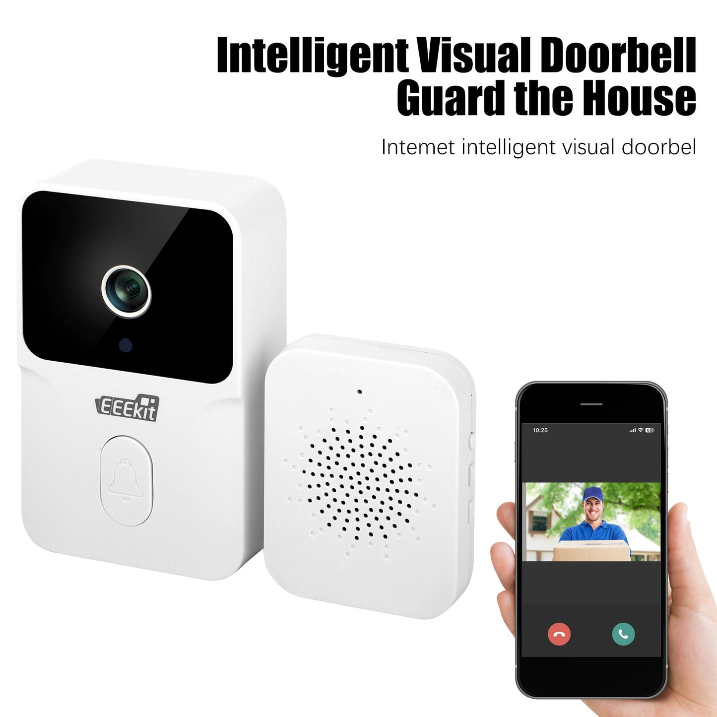 EEEKit Wireless Doorbell with Camera