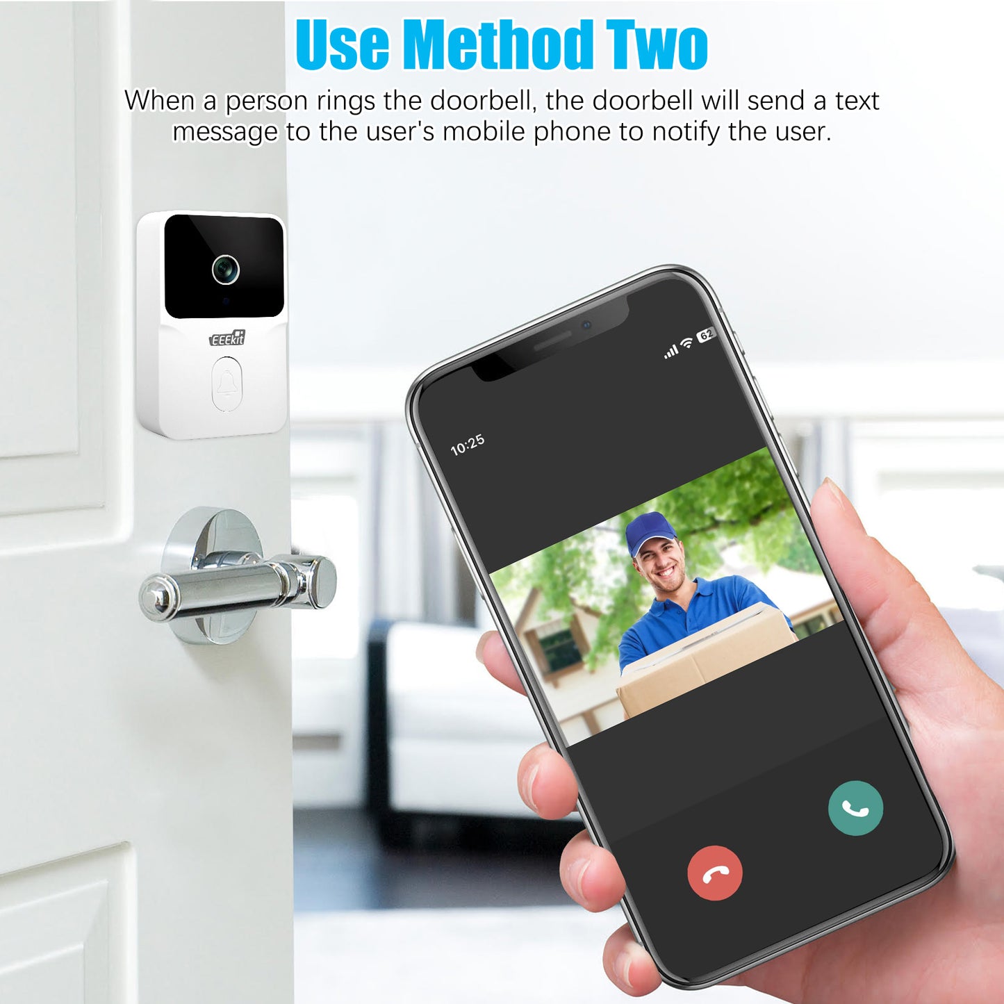 EEEKit Wireless Doorbell with Camera