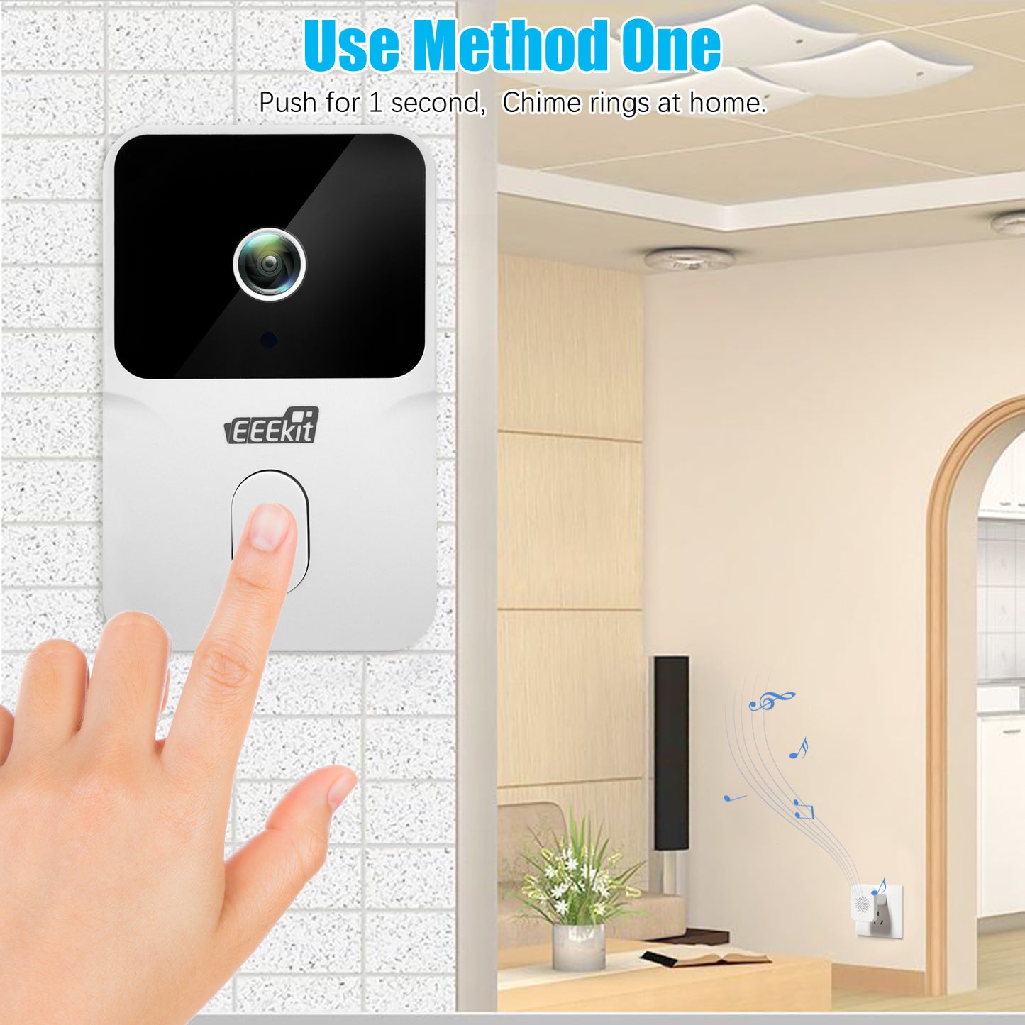 EEEKit Wireless Doorbell with Camera